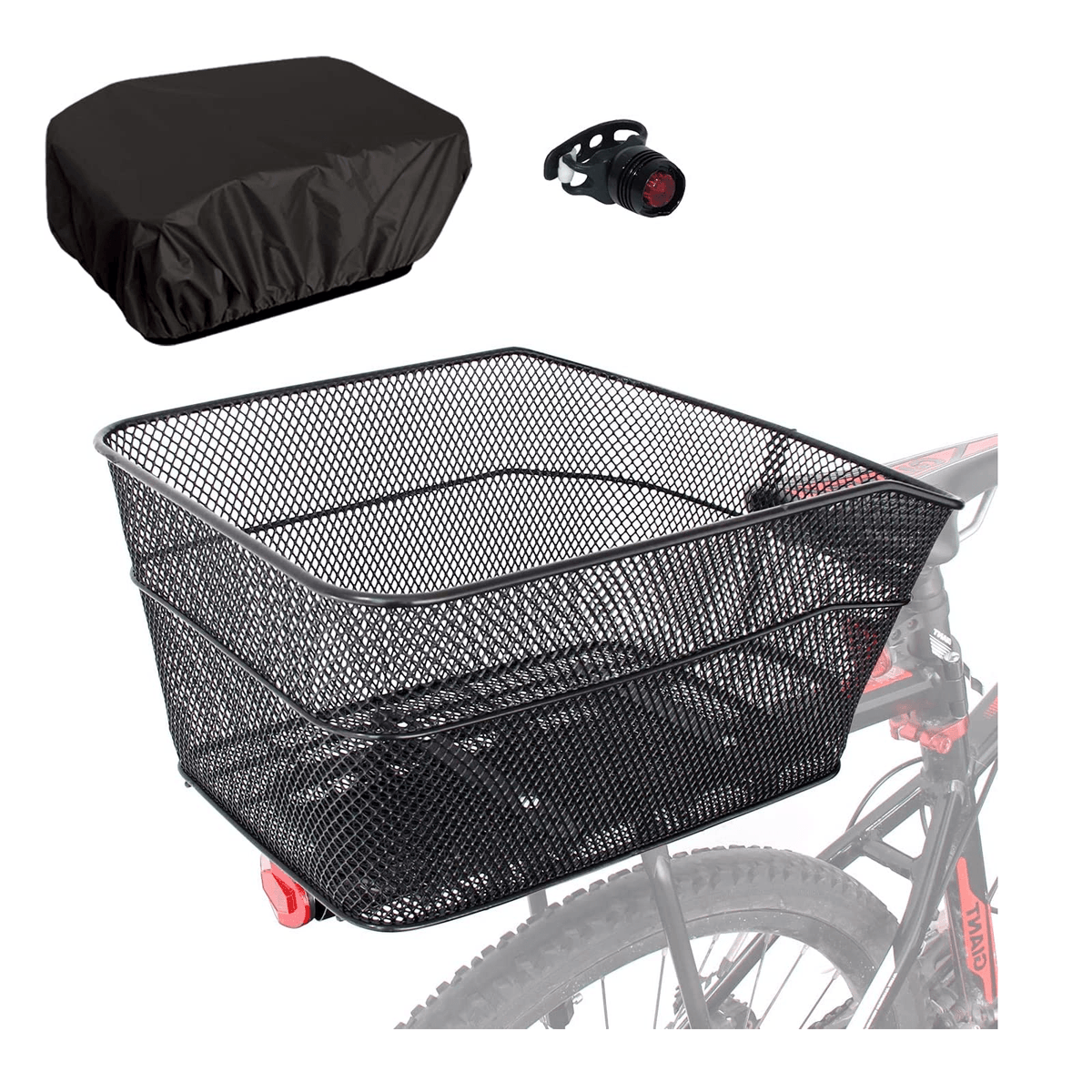 Rear Bike Basket Convenient Storage Solution Snapcycle Bikes