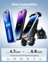 Fits 4.7 to 6.8 inch phones and 15-40 mm handlebars