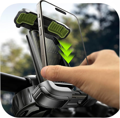 Quick-install bike phone holder