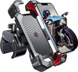Auto-lock anti-shake bike phone mount