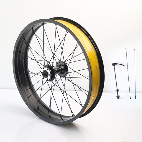 Replacement front wheel for Snapcycle Eagle, 20 x 4.0 fat tire