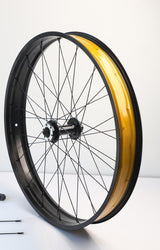 Laced 20 x 4.0 fat-tire front wheel