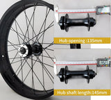135 mm quick-release hub