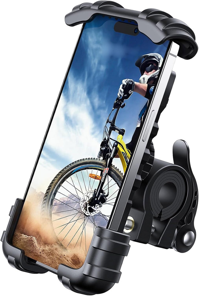 One-hand lockable bike phone mount
