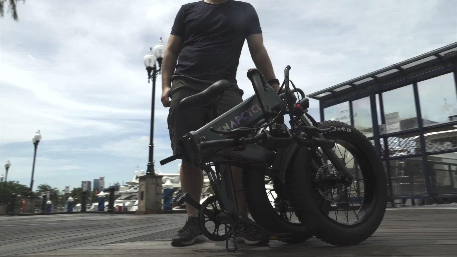 スナップオン　折りたたみ自転車　snap on folding bike Shop Snapcycle S1 Folding Electric Bike | Snap Cycle