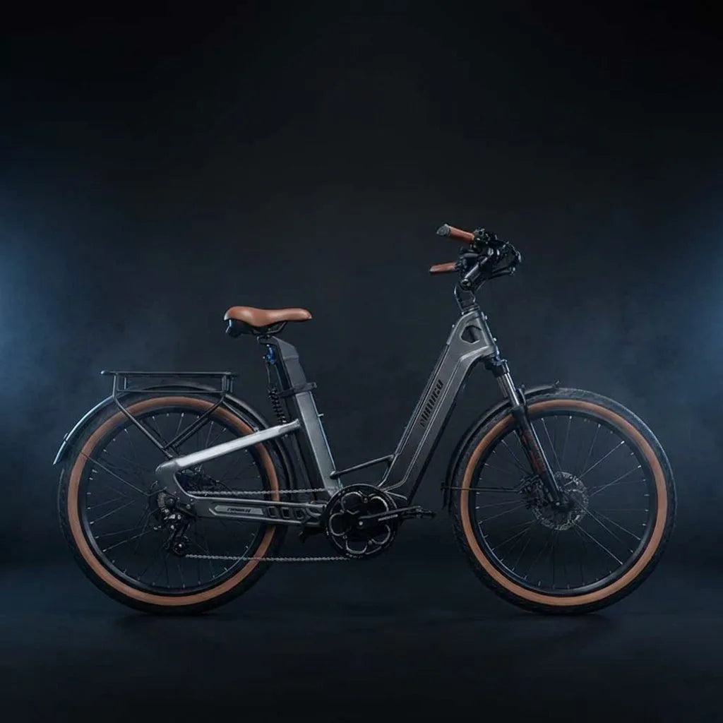 Mihogo Air Max carbon fiber folding e-bike, side profile