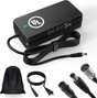 3A fast charger for Snapcycle e-bikes - 54.6V 3.0A output, UL Listed, with DC 5.5 x 2.1 mm plug, XLR and 3-pin adapters, detachable AC cord and storage pouch
