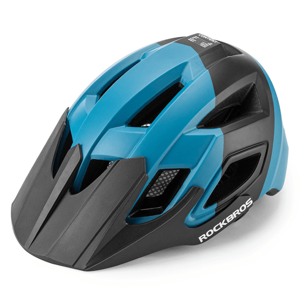 Large-Brim Helmets, Blue-Black